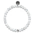 Howlith | 925er Sterlingsilber | Armband mit heilenden Edelsteinperlen